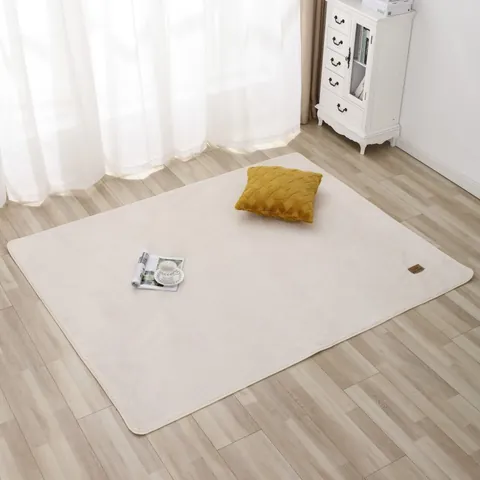 Modern Solid Color Faux Lamb Wool Area Rug Soft Anti-Slip Floor Mat For Bedroom Living Room Bedside Rug Home Decorative Carpet