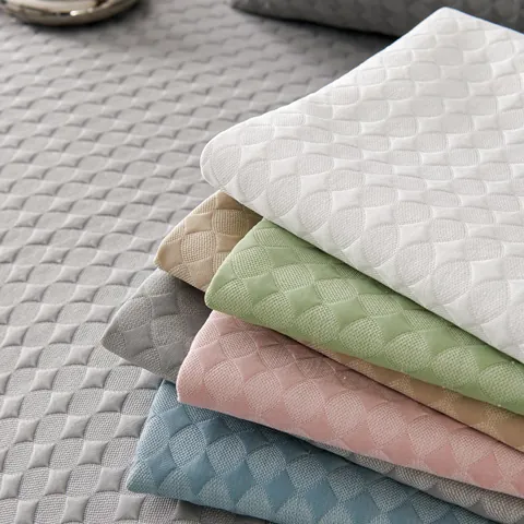 Cojín de Sofá de Seda de Hielo Refrescante de Verano Protector de Muebles Acolchado de Color Sólido Antideslizante Transpirable Lavable Sala de Estar Serie Starry