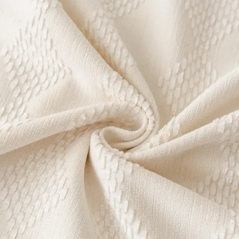 Chenille Sofa Cover French Cream Style Ruffled Lace Edge Anti-Slip Scratch Resistant Jacquard Sofa Cloth Furniture Protector