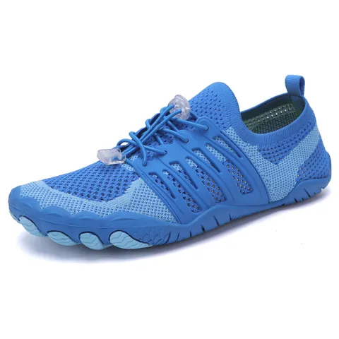 Unisex Five-Finger Wading Shoes Quick Dry Breathable Water Shoes Flying Woven Non-Slip Beach Sneakers For Swimming Hiking