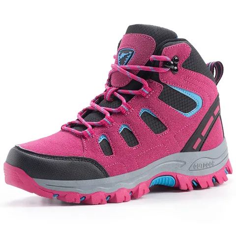 Breathable Water-Repellent Hiking Shoes For Men Women Lightweight Non-Slip Outdoor Trekking Sneakers Fashion Athletic Mountaineering Walking Boots