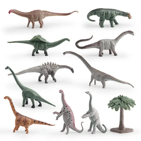 Realistic Mini Dinosaur Models Solid PVC Animal Figures Cognitive Educational Toy Desktop Decoration For Children Boys Girls