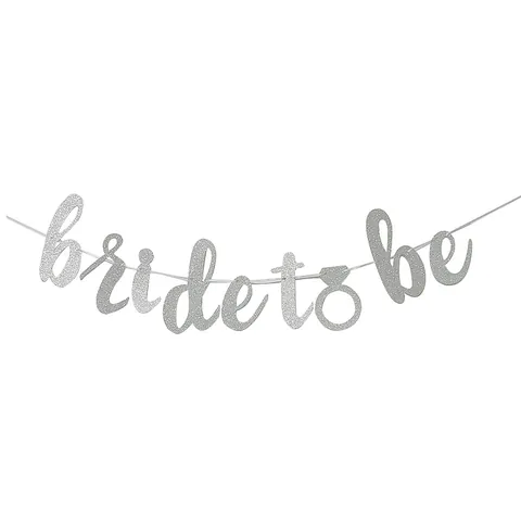 Banner Bride To Be Με Χρυσόσκονη Για Διακόσμηση Γάμου Μπάτσελορ Πάρτι Αρραβώνα Καλλιγραφικά Γράμματα Κρεμαστό Διακοσμητικό