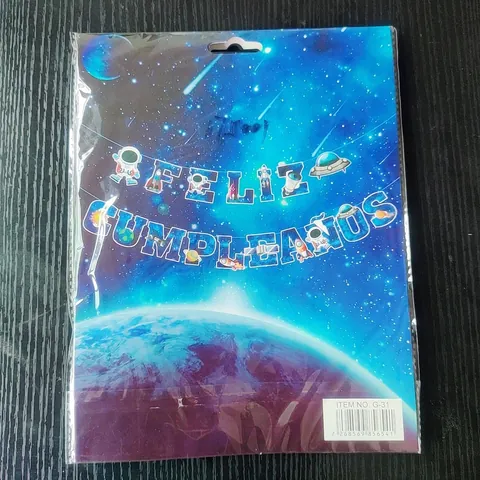 Spaans Feliz Cumpleaños Verjaardag Banner Astronaut Ruimte Thema Papieren Slinger Voor Kinderen Feest Decoratie Raket Planeet Hangen