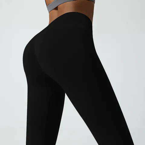 Pantaloni da Yoga Senza Cuciture a Vita Alta da Donna Leggings Sportivi Push-Up Catonici Traspiranti