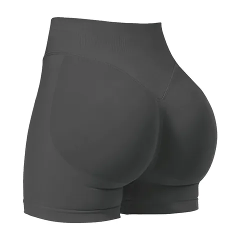 Abbigliamento Sportivo Donna Senza Cuciture Reggiseno Sportivo Halter e Shorts da Fitness Vita Alta Push-up Set Abbigliamento Yoga