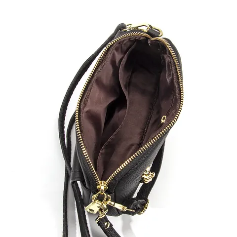 Sac Bandoulière Femme en Cuir de Vachette Véritable Texture Litchi Petit Sac à Épaule Avec Bandoulière Amovible Sac à Main Minimaliste