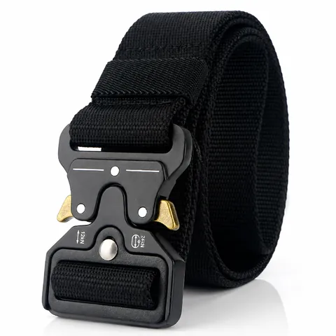 Taktischer Herrengürtel Aus Nylon Mit Schnellverschluss Aus Zinklegierung Robuster Gurtbandgürtel Für Outdoor Sport Kampf Arbeit