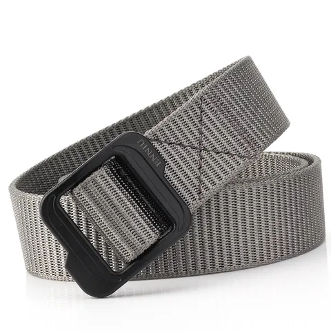 Ceinture de Tissage en Nylon Tactique d'Extérieur pour Hommes Femmes Ceinture en Toile Décontractée à Séchage Rapide Avec Boucle en Plastique Ceinture de Sport Réglable