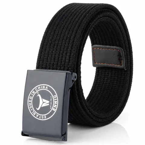 Langlebiger Nylon Canvas Gürtel Für Damen Herren Casual Taktisches Gurtband Mit Legierungsschnalle Verstellbarer Modischer Jeansgürtel