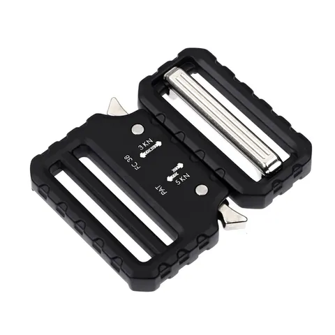 Hebilla de Cinturón de Liberación Rápida de Aleación de Zinc Táctica Cierre de Metal de Alta Resistencia Estilo Cobra Para Supervivencia Al Aire Libre Senderismo Hombre Accesorios