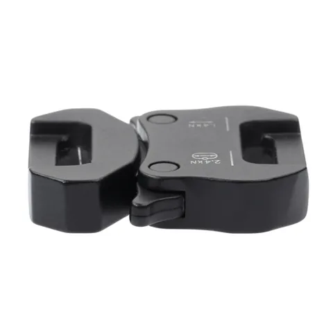 Tactical Quick Release Belt Buckle Heavy Duty Alloy Metal Plug Buckle For Outdoor Canvas Belt Combat Gear Accessory Matte Black