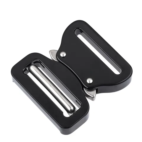 Fibbia a Sgancio Rapido Tattica Resistente in Lega di Alluminio Accessori per Cinture per Campeggio Esterno Zaino Cinghia Ricambio