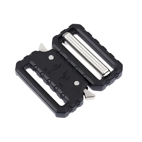 Heavy Duty Tactical Metal Quick Release Buckle Alloy Outdoor Belt Bag Hardware Fastener Industrial Style Replacement Buckle