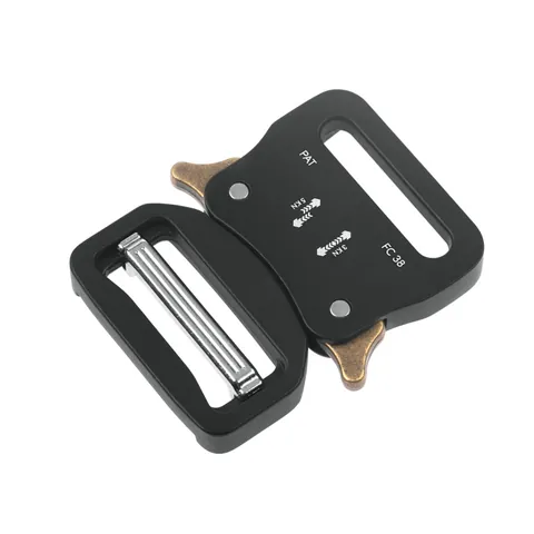Professional Tactical Quick Release Buckle Zinc Alloy Heavy Duty Metal Cobra Style Safety Clasp For Outdoor Luggage Belt Straps