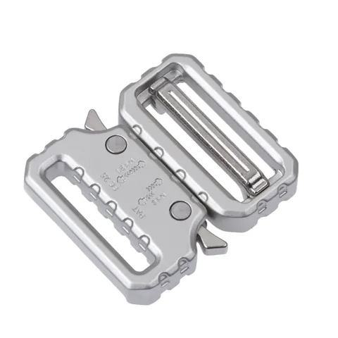 Heavy Duty Tactical Metal Quick Release Buckle Alloy Outdoor Belt Bag Hardware Fastener Industrial Style Replacement Buckle