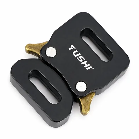 Zinc Alloy Metal Tactical Quick Release Buckle Heavy Duty Cobra Style Fastener For Belt Bag Strap Outdoor DIY Hardware