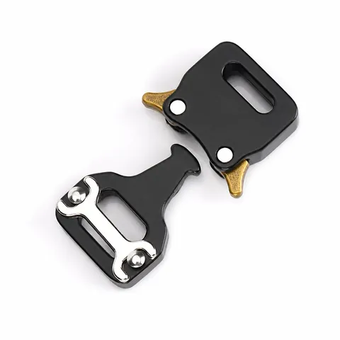 Tactical Side Release Buckle Zinc Alloy Quick Release Belt Buckle For Outdoor Gear Bags Shoes Apparel DIY Replacement Parts