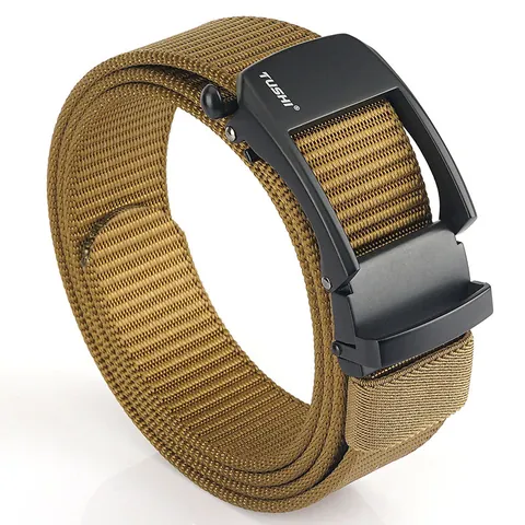 Cintura Tattica da Uomo in Nylon con Fibbia Automatica in Lega di Zinco Regolabile Militare Casual Traspirante per Outdoor