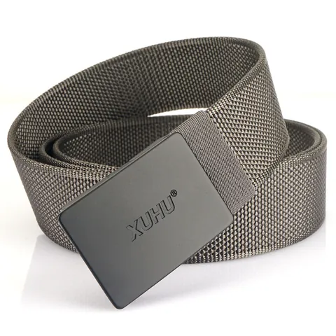 Fashion Men Nylon Belt With Zinc Alloy Automatic Buckle Braided Camouflage Tactical Outdoor Casual Sport Waist Belt For Men
