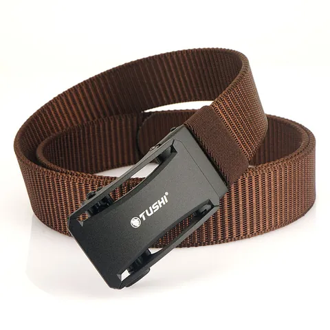 Cintura Tattica da Uomo in Nylon Militare per Esterni Cintura in Fettuccia Casual Fibbia Automatica in Lega di Zinco Regolabile Accessori Moda