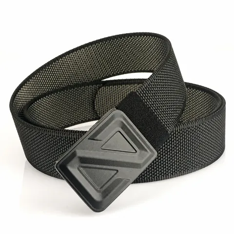 Men's Tactical Nylon Belt With Zinc Alloy Quick Release Buckle Outdoor Sports Casual Woven Belt For Men Women Durable Adjustable Waist Strap