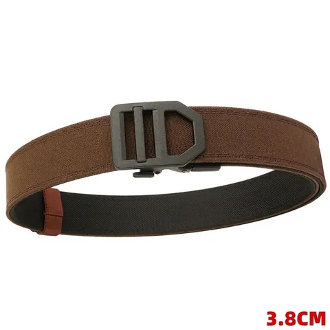 Cinturón Táctico de Nailon Resistente para Hombre Estilo Militar para Exteriores con Hebilla Automática de Aleación de Zinc