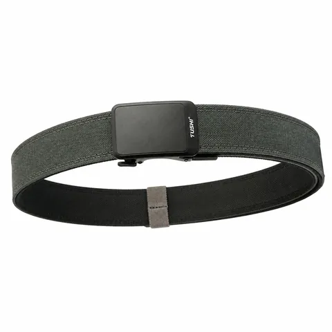Men Tactical Belt Outdoor Automatic Buckle Double Layer Woven Nylon Belt Adjustable Military Training Waist Strap Casual Work Belt