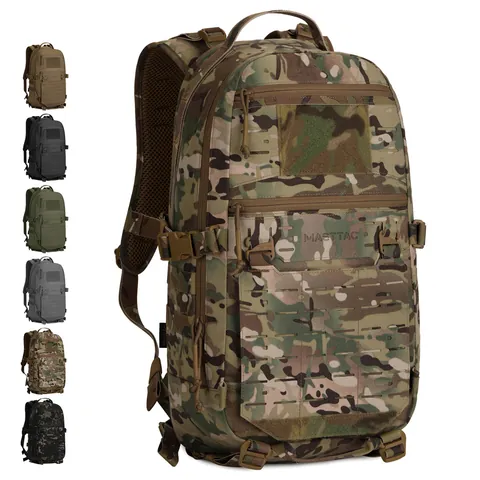 Large Capacity 35L Tactical Backpack Waterproof Nylon Assault Daypack With YKK Zippers UTX Buckles Outdoor Hiking Hunting Climbing Bag