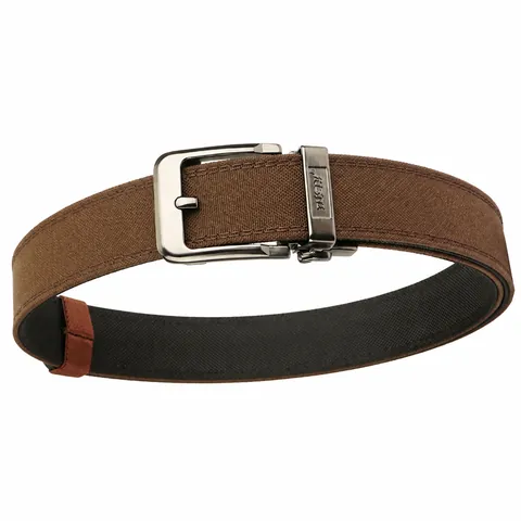 Men's Nylon Belt Automatic Zinc Alloy Buckle Double Layer Tactical Casual Adjustable Outdoor Breathable Woven Belt For Trousers