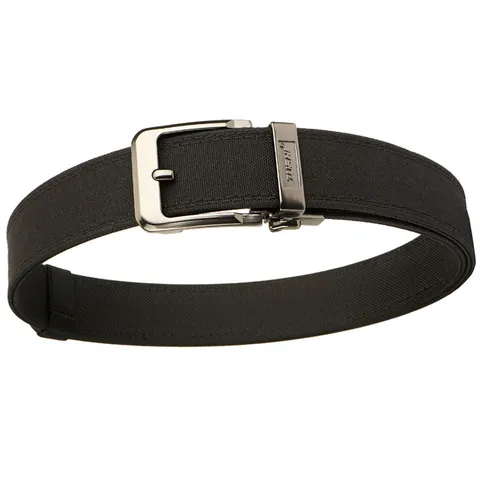 Men's Nylon Belt Automatic Zinc Alloy Buckle Double Layer Tactical Casual Adjustable Outdoor Breathable Woven Belt For Trousers