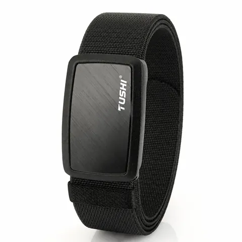 Cinturón Táctico de Nailon Trenzado para Hombre Con Hebilla de Aleación de Aluminio de Liberación Rápida Magnética Ajustable para Deportes y Casual
