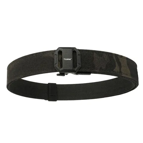 Cintura Tattica da Uomo in Nylon Con Fibbia Automatica in Lega di Zinco Doppio Strato Indurito Outdoor Casual Regolabile