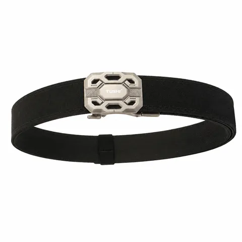 Men Tactical Belt Heavy Duty Nylon Waistband With Automatic Zinc Alloy Buckle Adjustable Outdoor Casual Military Style Strap