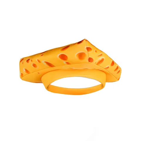 Novelty Cheese Shape Costume Hat And Print T-Shirt Sponge Fabric 3D Digital Print Cosplay Cap For Party Stage Performance