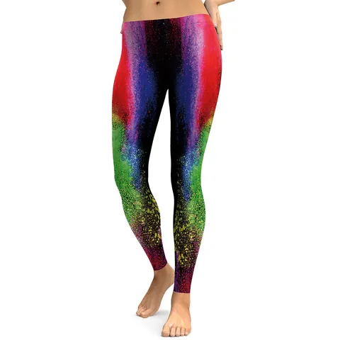 Women's High Waist Printed Leggings Yoga Pants Tummy Control Butt Lift Fitness Tights Southwest Mandala Patterns Casual Bottoms