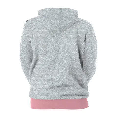 Felpa con Cappuccio Natalizia Uomo Donna Stampa Renna Tasca Patchwork Rosa Manica Lunga Pullover Casual