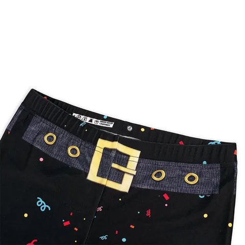 Damen Weihnachten Hund Druck Leggings Hohe Taille Elastisch Slim Fit Digitaldruck Gürtel-Imitat Festliche Feiertag Yoga Hose