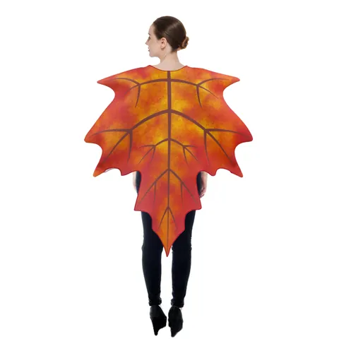 Costume Foglia d'Acero Per Festa di Halloween Stampa Digitale 3D Tenuta da Spettacolo Cosplay Per Adulti Unisex