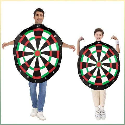 Grappig Dartbord Cosplay Kostuum Nieuwigheid Spons Stof Doel Outfit Voor Halloween Feest Podium Optreden Unisex Volwassenen Kinderen