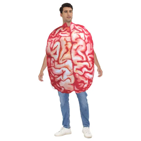 Halloween Menselijk Orgaan Cosplay Kostuum Voor Volwassenen En Kinderen 3D Digitale Print Hart Hersenen Long Darm Baarmoeder Vest