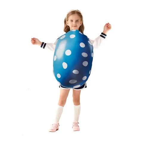 Easter Egg Cosplay Costume Adult Child Sponge Fabric Funny Eggshell Outfit Stage Performance Party Prop 3D Digital Print