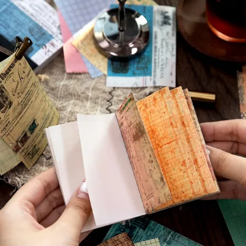 Vintage Washi Aufkleber Alte Rechnungen Serie Dekoratives Scrapbooking Material Für Junk Journal DIY Basteln Planer Schreibwaren