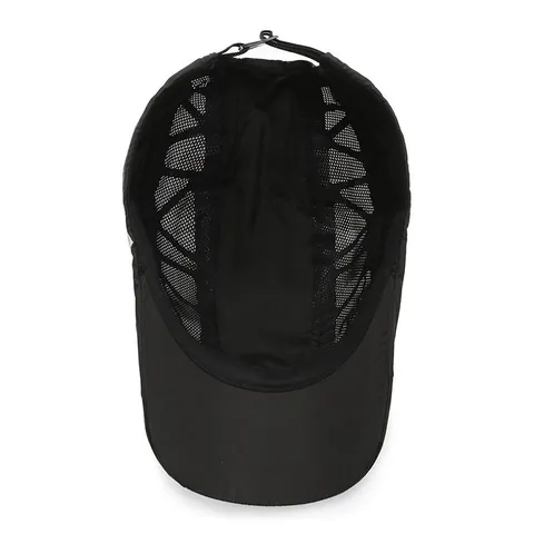 Ademend Mesh Platte Pet Voor Heren Dames Sneldrogend Sport Ivy Cap Verstelbare Zonneklep Hoed Met Letterprint Outdoor Pet
