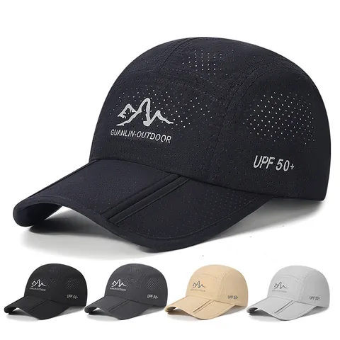 Quick Dry Foldable Baseball Cap Outdoor Sun Hat UPF 50 Plus Breathable Mesh Fishing Hat For Hiking Running Sports Men Women