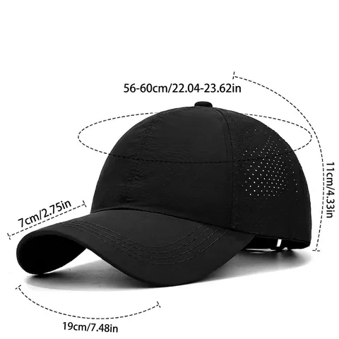 Women's Ponytail Baseball Cap Quick Dry Mesh Breathable Sun Hat Adjustable Lightweight Outdoor Running Summer Trucker Cap