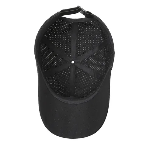 Unisex Outdoor Sports Quick Dry Baseball Cap Breathable Perforated Sun Hat With Mountain Print Adjustable Mesh Fishing Cap