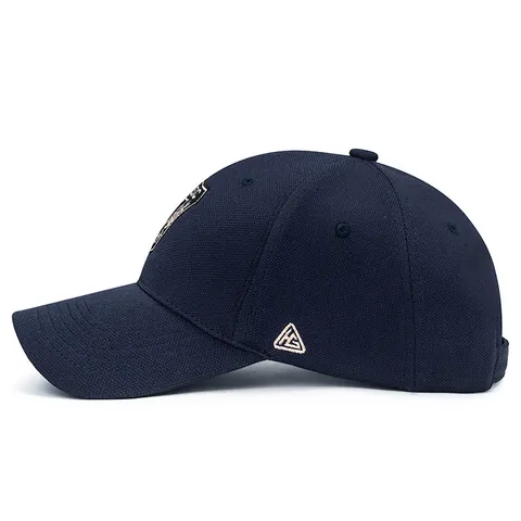Berretto da Baseball Unisex in Misto Cotone Con Ricamo Patch Scudo Lettera R Regolabile Protezione Solare Cappello Casual