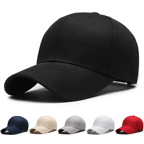 Gorra de Béisbol Clásica de Algodón Color Sólido Con Hebilla de Metal Ajustable Para Hombres Mujeres Sombrero De Sol Deportivo