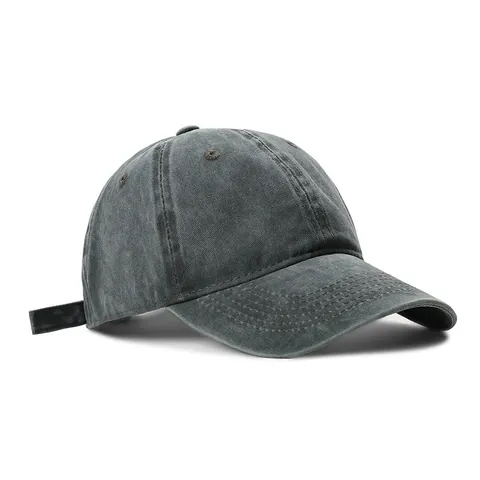 Vintage Gewassen Katoen Baseballpet Voor Mannen Vrouwen Verstelbaar Soft Top Casual Outdoor Zonnehoed Retro Stijl